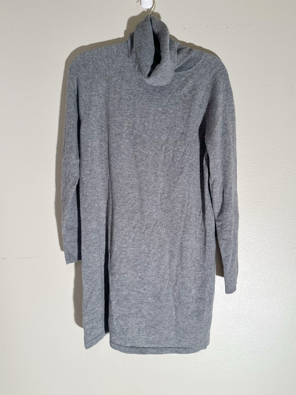 Mongolian Cashmere Turtleneck Sweater Dress